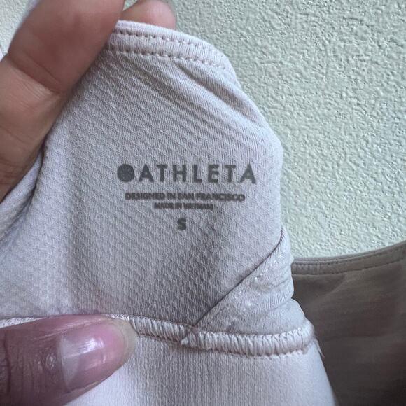 Athleta Women's Pink Sport Bra Women's Size Small - Picture 3 of 4